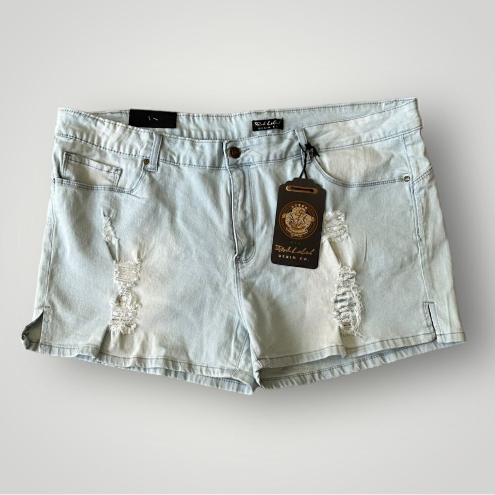 🎉5 for $45 🎉 NWT Pink Label Shorts Denim Jeans Blue Women Size 22